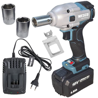 Chave de Impacto Profissional Brushless 18v 350Nm Soquete WS2407 Wesco em Oferta na Shopee