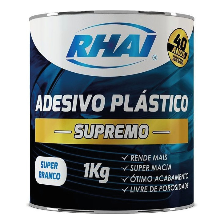 Adesivo Plástico Rhai Supremo Branco 1kg C/cat | Shopee Brasil