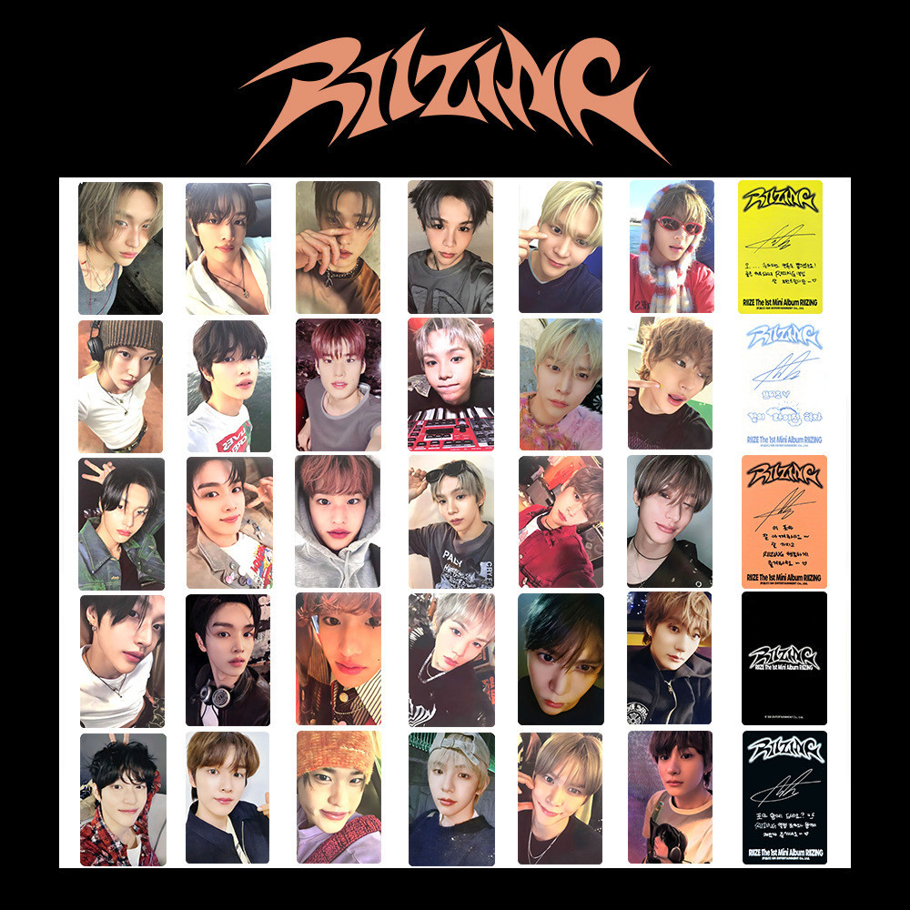 Kpop Idol RIIZE Álbum RIIZING Photocards Cartão Fotográfico