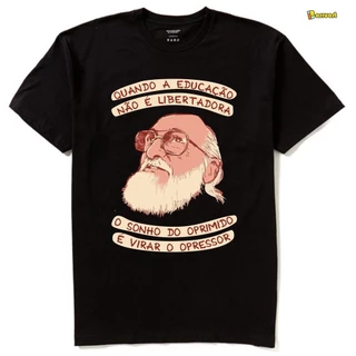 Camiseta Paulo Freire Educação Oprimido Opressor Tumblr
