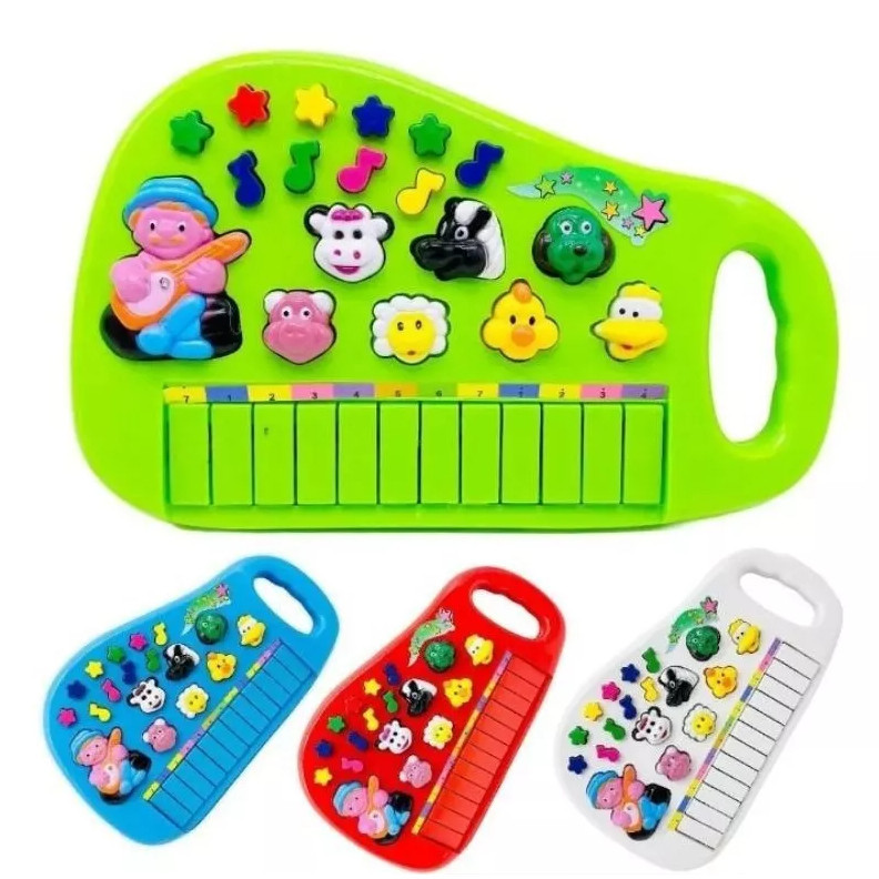 Teclado Piano Animal Com Som De Bichos