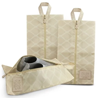 Conjunto Bolsa Porta Sapato Estampa Listrada 3 peças