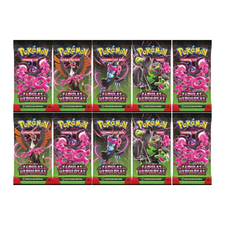 10 Booster Fabulas Nebulosas Pokemon Copag - 60 Cartas