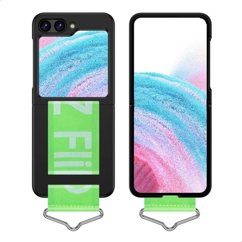 Capa Capinha Para Samsung Galaxy Z Flip 6 5G C/ Suporte Fita