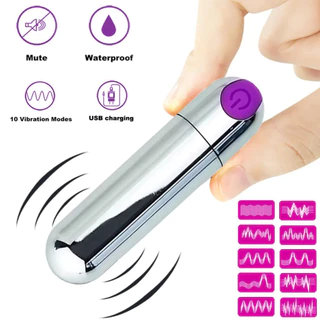 SP-77 Mini poderoso vibrador de bala para mulheres, estimulador do clitóris, masturbação do ponto G, vibradores eróticos, brinquedos sexuais adultos, carga USB, estimulador vaginal