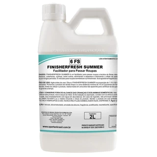 2L rende 20L Finisherfresh Summer Facilita Passadoria e Perfuma Tecidos Uso Profissional e Doméstico
