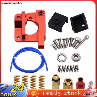 Atualização Da Extrusora De Engrenagem Dupla Com Tubo De Teflon/Kit De Caixa De Silicone/Mola Para A Impressora CR10 CR10S 3D