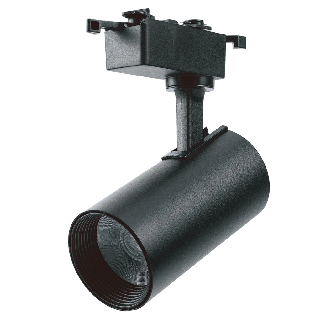 Spot Led Para Trilho Authentic Evo T1 Sobrepor 20w 3000k Branco Quente 110v/220v Preto Cod: 912305705 Deluxe By Avant