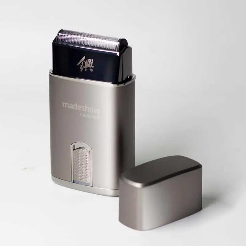 MADESHOW Novo Aparador De Barba M7 Branqueador De Metal Elétrico Malha Única Profissional Barbeador Careca