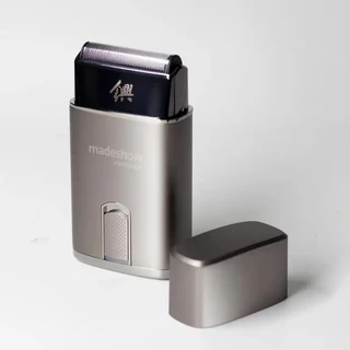MADESHOW Novo Aparador De Barba M7 Branqueador De Metal Elétrico Malha Única Profissional Barbeador Careca