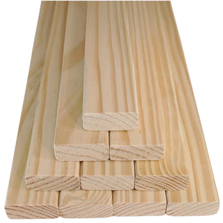 30 Ripas Artesanato Madeira de Pinus Seca Natural Painel Ripado Decorações 4CM x 1,5CM