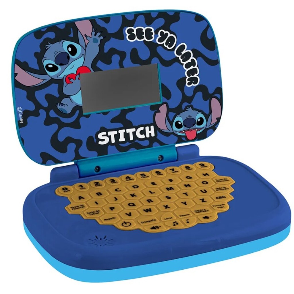 Laptop Infantil Educativo Candide Disney Stitch Bilíngue | Shopee Brasil