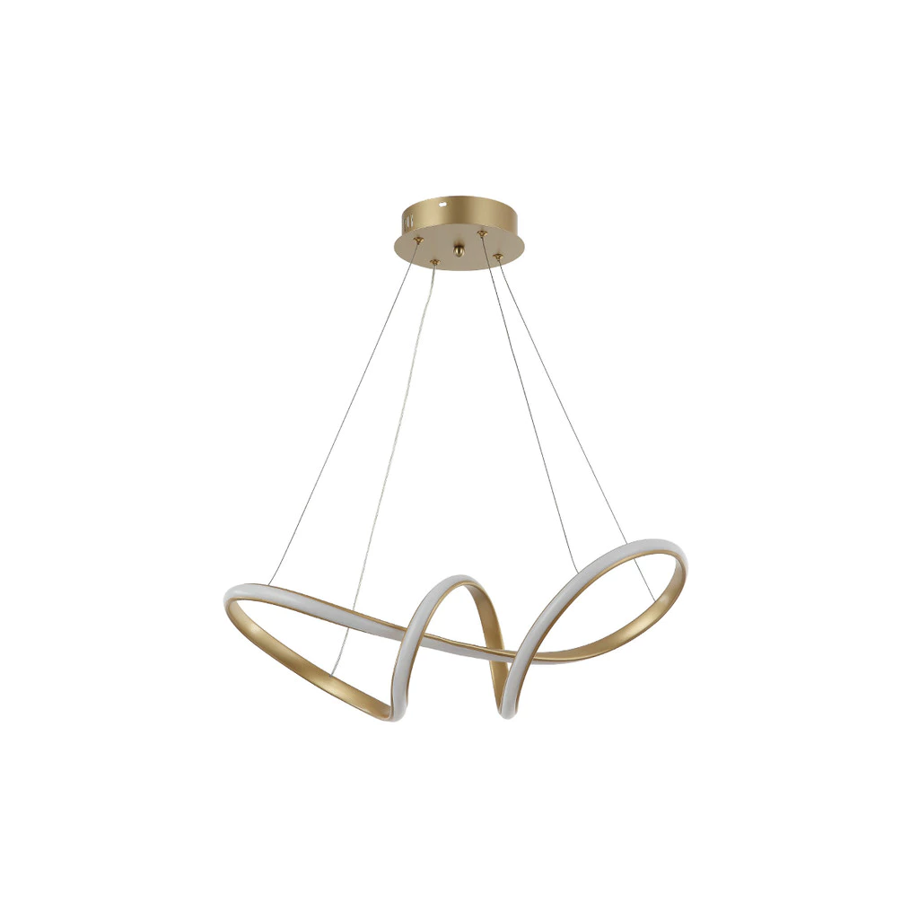 Lustre Pendente 35w 3 em 1 Led Day 3000k/6500k Dourado Avant