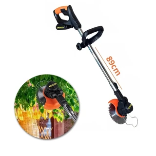 Roçadeira Aparador de Grama com 2 Baterias 12v - Potente e Durável