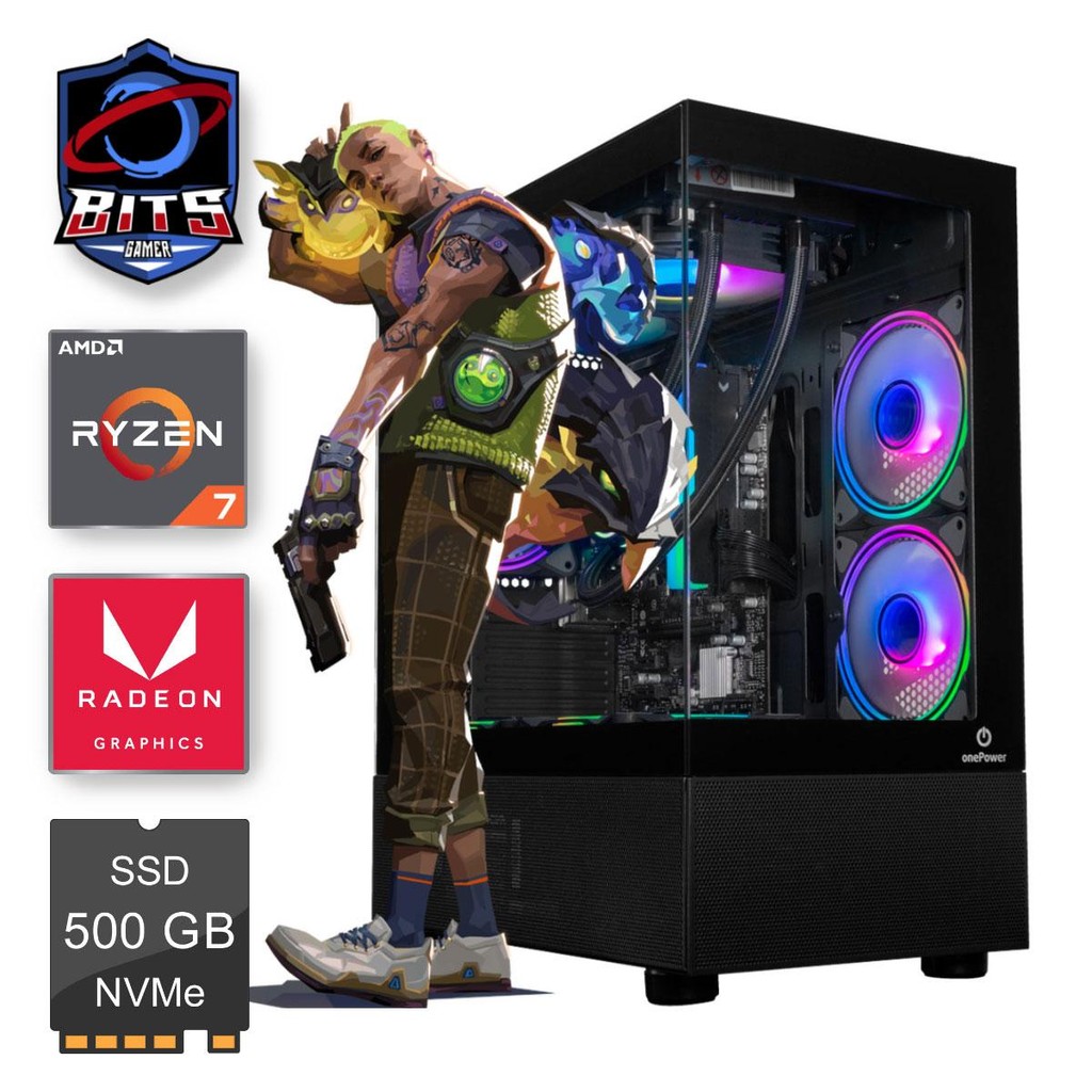 PC Gamer Bits 2025 - Ryzen 7 8700G, 16GB, SSD 500GB, Video Radeon 780M ...