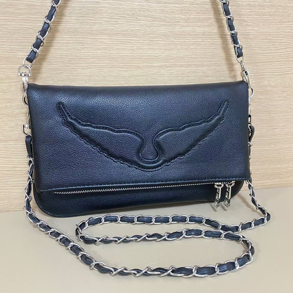 Zadig&Voltaire Bolsa Zv Clássica Francesa Elegante E Versátil Com