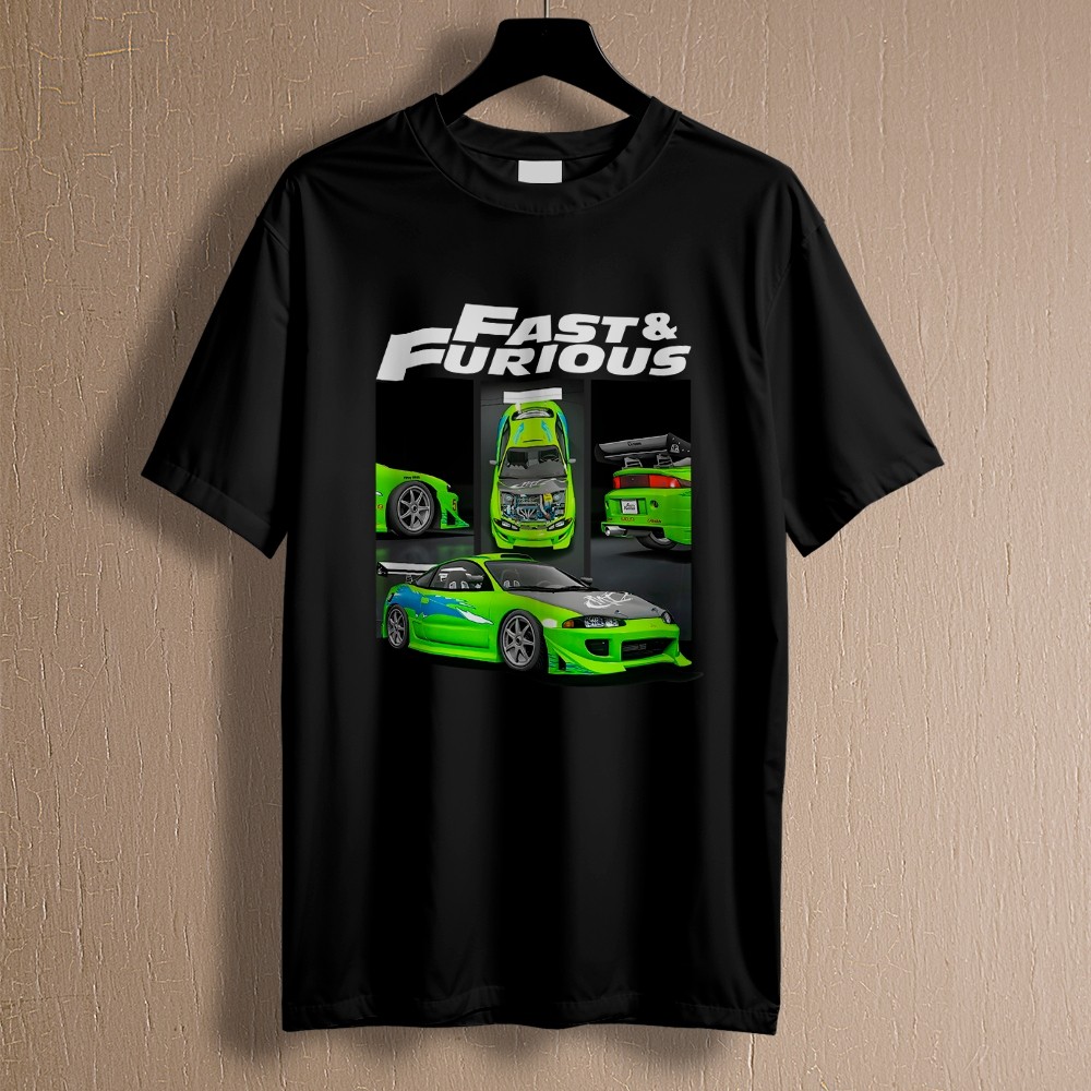 Camisa Estilo Camiseta Fast E Furious Brian Skyline Velozes GT-R R34 ...
