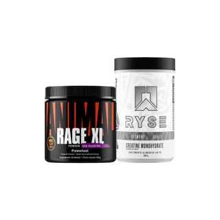 Kit Pré Treino Rage XL 221g Universal + Creatina Monohidratada 300g Ryse Supps em Oferta na Shopee