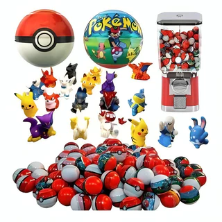 Kit 12 Capsulas Pokebolas Lacradas Com Mini Pokémons Sortidos Encapsulado Surpresa Miniatura Pokémon em Oferta na Shopee