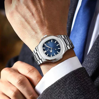 POEDAGAR Relógio Casual De Negócios Homens Relógios De Luxo Automáticos Pulso De Quartzo À Prova D'água Reloj Hombre 613