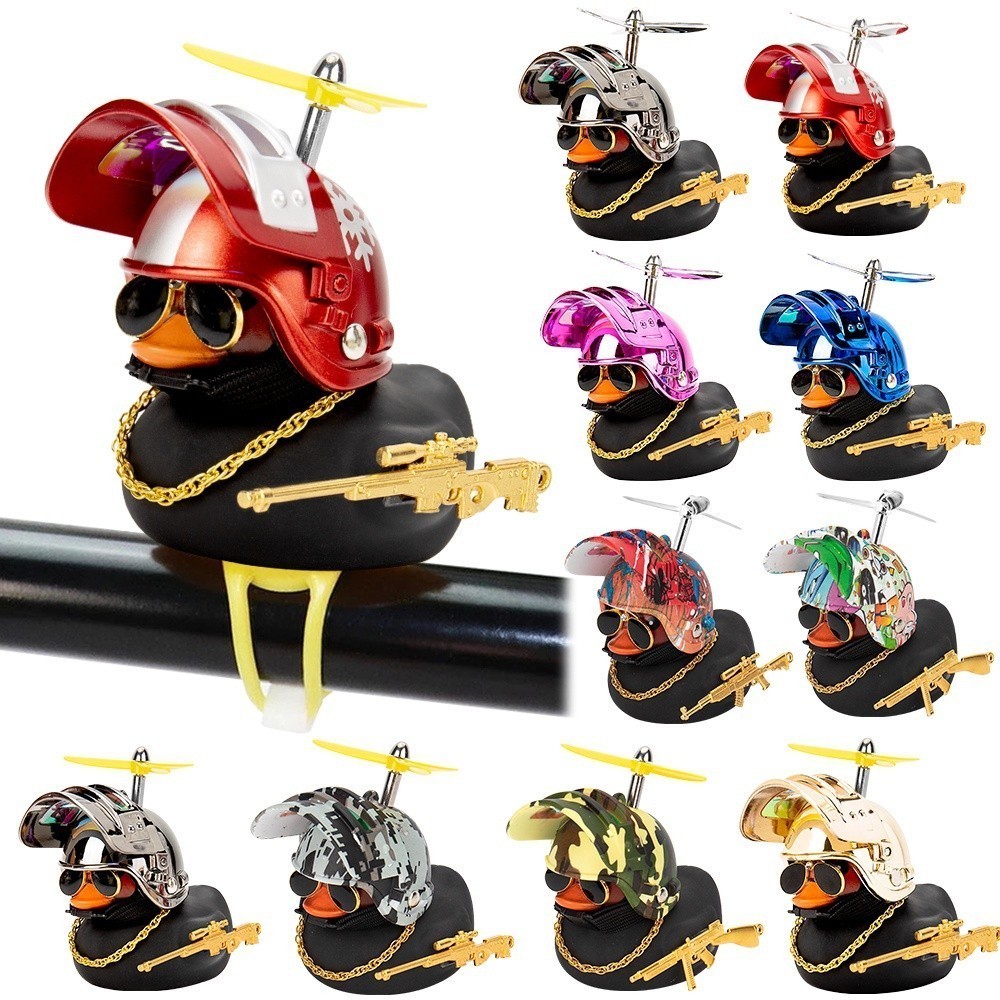 Capacete De Pato Strobe Light Ornamento Para Carros , Motocicletas E Bicicletas 0918
