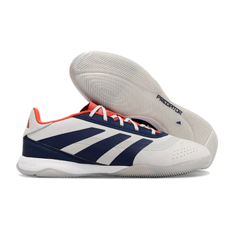 Original chuteira de futsal PREDADOR 24 BOTAS IC ELITE Tênis de futebol indoor masculino grey blue