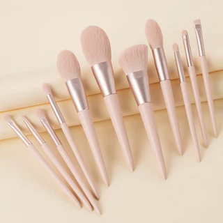 111 Conjunto de Escova de Maquiagem Rosa Conjunto de Escova de Alta Qualidade Super Grab Powder Inclui Escova Blush Loose Powder Escova de Pó Contorno Escova de Sombra Escova para Sobrancelhas FINDCOLOR
