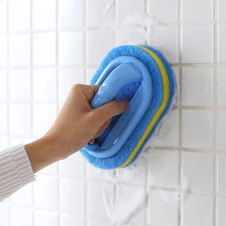 Escova de Limpeza de 1 Peça para Potes e Panelas de Azulejos Multifuncionais com Cabo