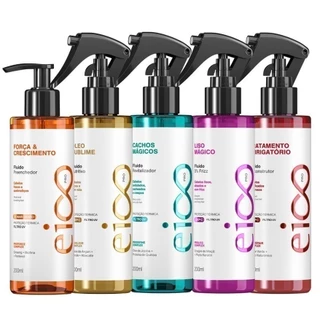 Eico Pro Spray Fluído Leave-in Finalizador Protetor Térmico Filtro Solar Hidratante 0% Frizz 200ml