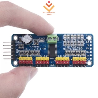 Novo PCA9685 16 Canais 12 Bits PWM Servo Motor Driver I2C Módulo Para Robô Arduino