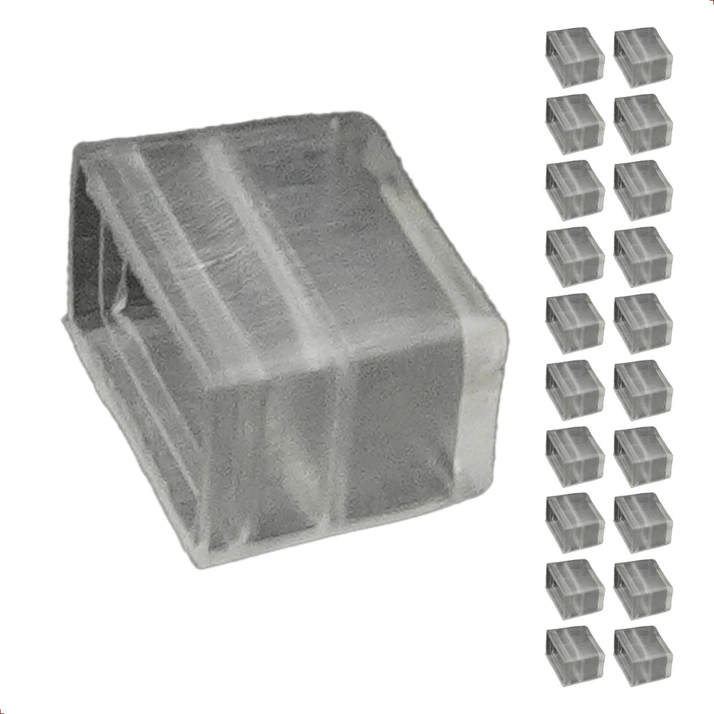Kit 20 Capa Terminal 14mm Para Fita Led Connect IP65 - Avant