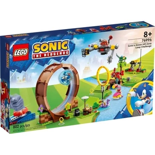 LEGO Sonic The Hedgehog - Desafio de Looping da Zona de Green Hill do Sonic - 802 Peças - 76994