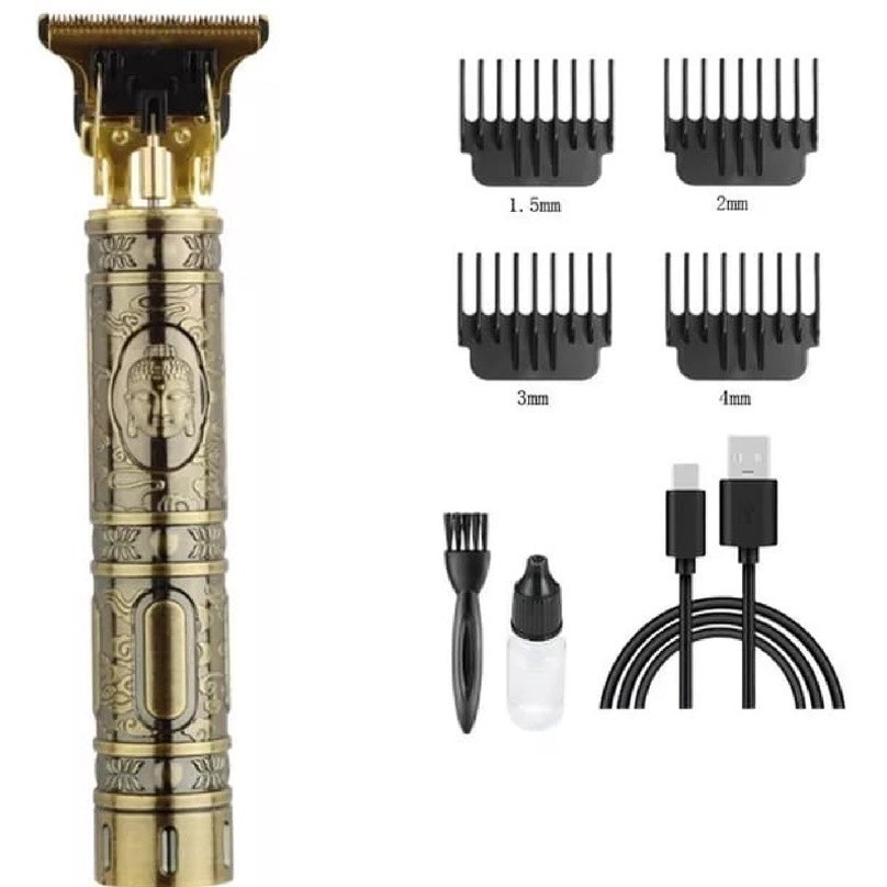 Máquina De Cortar Cabelo Para Barba Masculina Designer Aleatório Elétrico Profissional | Shopee Brasil