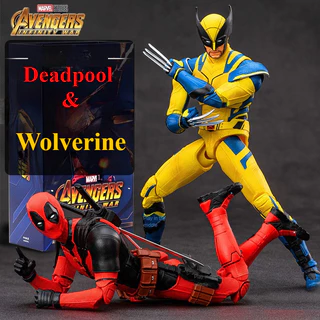 Modelo Oficial Zd Toys Deadpool Ação Figura Marvel Movie E Wolverine Decor