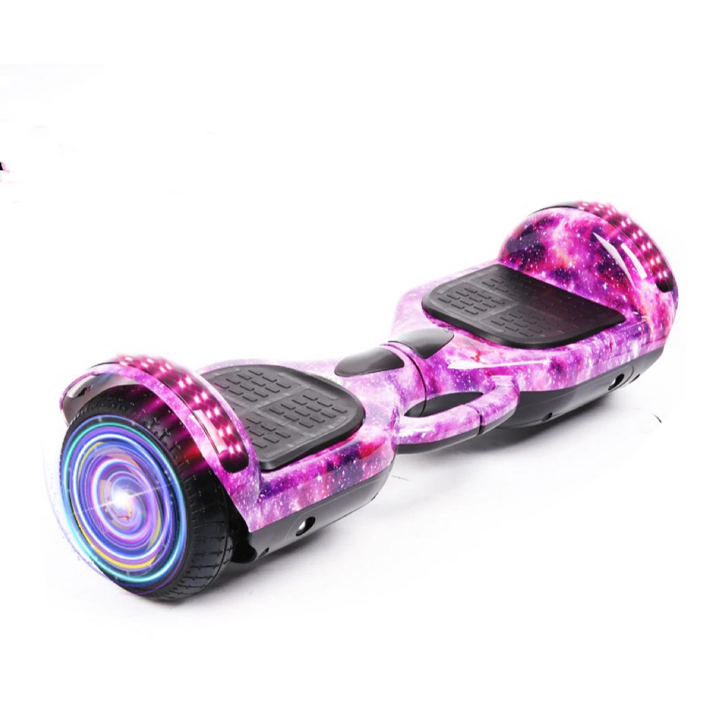 Skate elétrico infantil bateria de grande capacidade LED Bluetooth de 6,5 polegadas