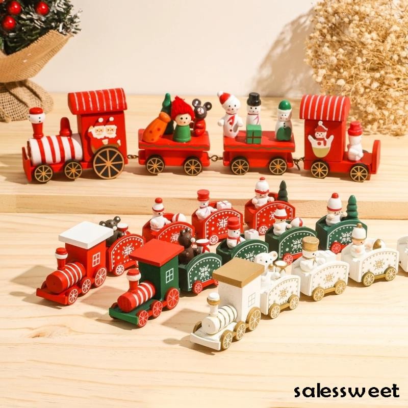 Trem De Natal Feliz Decorações Para Casa 2024 Ornamento Xmas Navidad Noel Presentes Ano Novo 2025