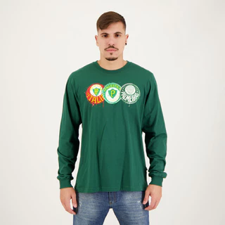 Camisa Palmeiras Manga Longa Evolução Verde