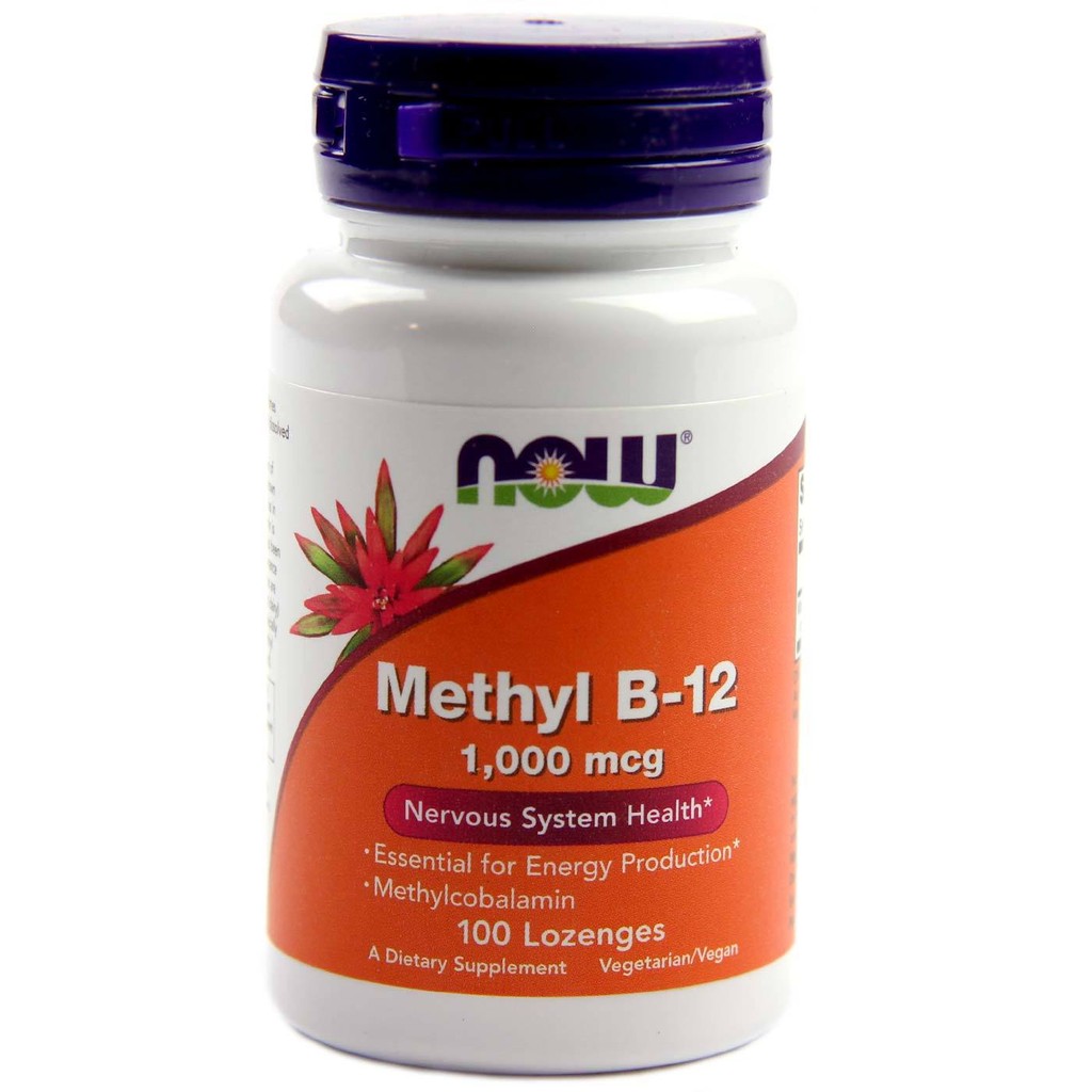 Methyl B12 1000mcg 100 caps - Now Foods