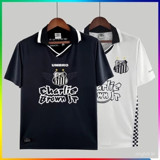 22/23 S-s Team Shirt Futebol Treino Terno Branco Preto STS