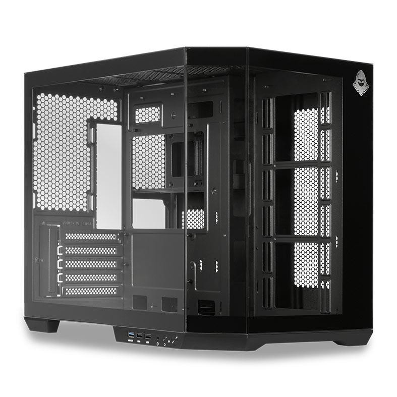Gabinete Gamer Mancer CV700L, Mid Tower, Lateral De Vidro, Preto, MCR-CV700L-BK