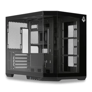 Gabinete Gamer Aquário Mancer CV700L, Mid Tower, Lateral De Vidro, Preto, MCR-CV700L-BK em Oferta na Shopee