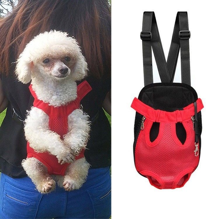 < Pedido de estoque pronto > Mochila para cães Bolsa de peito Mochila portátil respirável para animais de estimação | Shopee Brasil