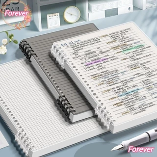 De Caderno De Folhas Soltas , Bloco De Notas Removível A4/A5 , Páginas Internas Multifuncionais Horizontais/Grade , 60 ,