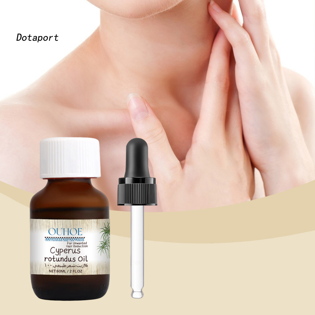 Hair Removal Essential Oil Cyperus Rotundus Set 60ml Natural Skin Care for Nourishing Moisturizing