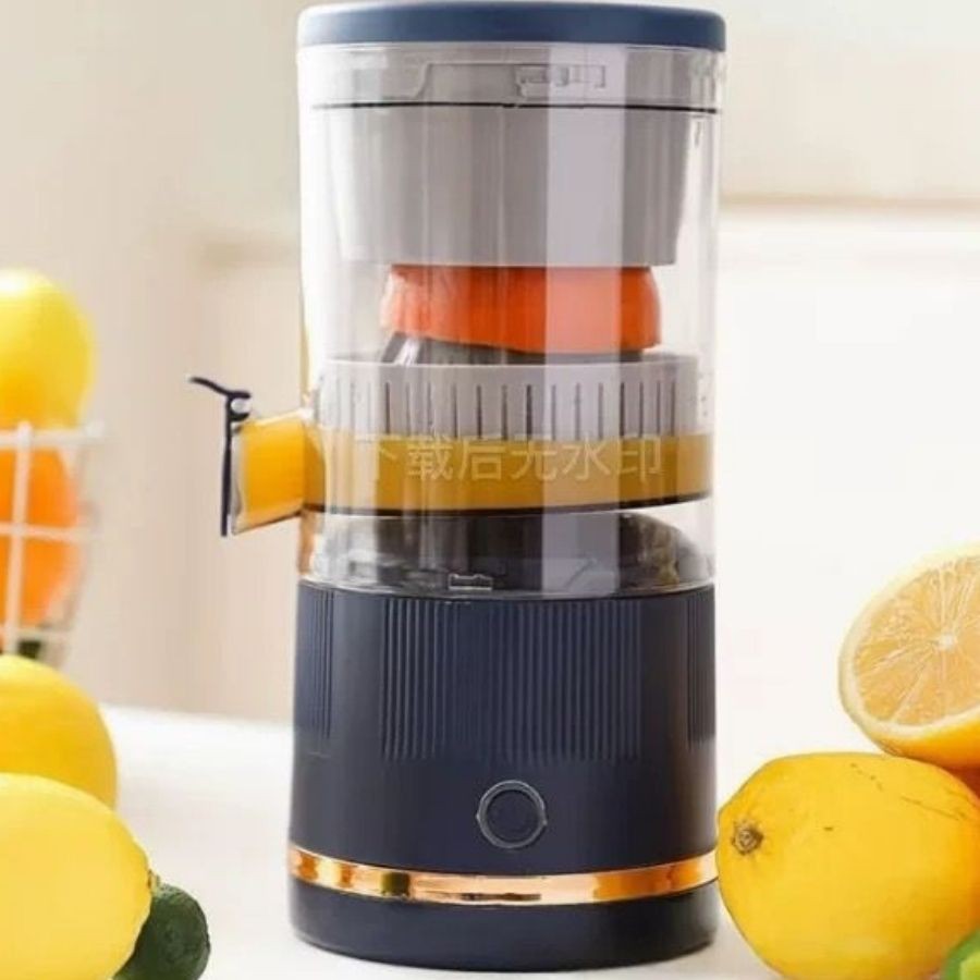 Espremedor Extrator Suco Laranja Limão Uva Maça Portátil Com