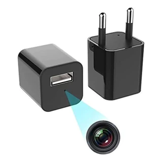 Mini Câmera Hd 1080p Segurança Usb Carregador De Parede Micro Câmeras De Vídeo Portáteis De Vigilância em Oferta na Shopee
