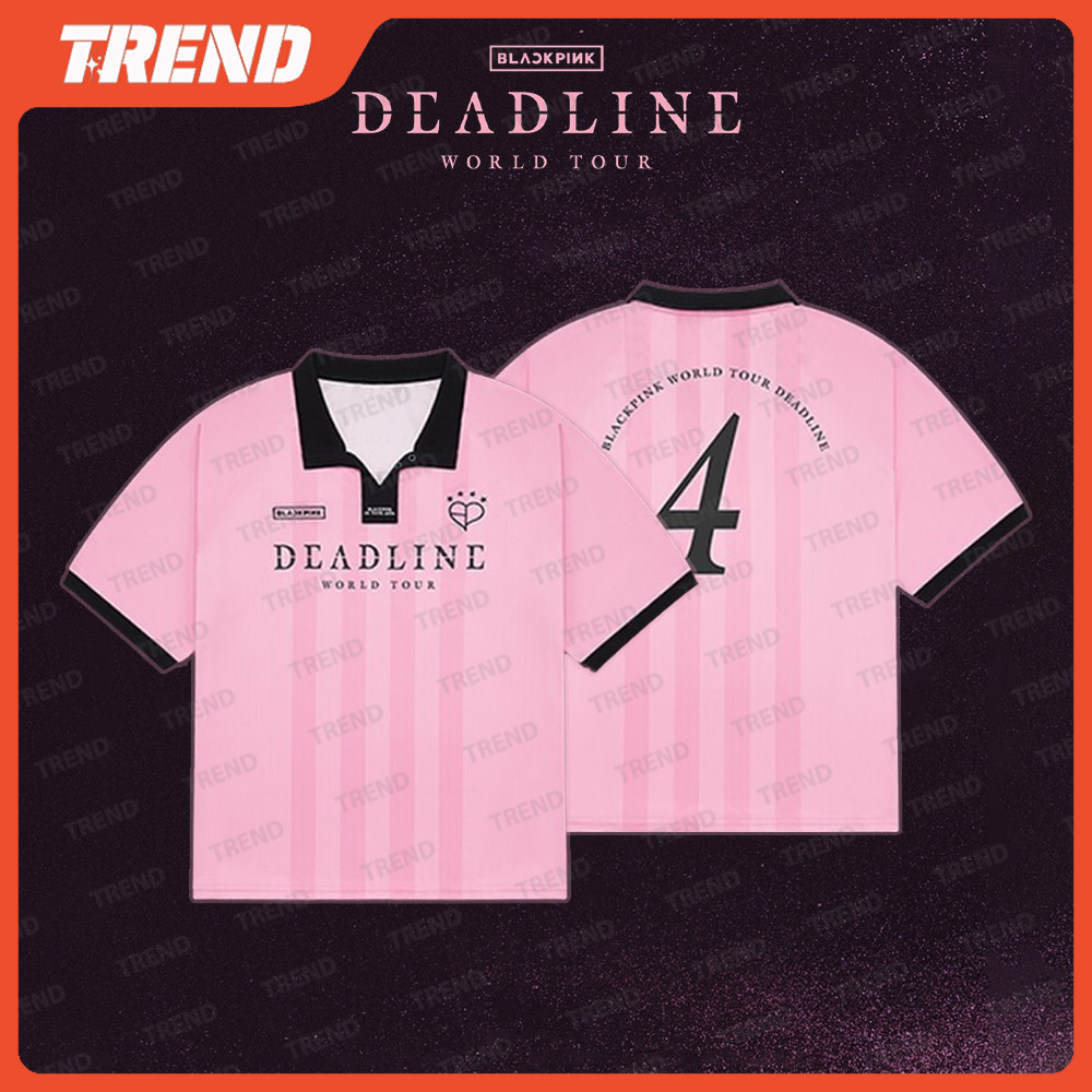 KPOP 2025 BLACKPINK DEADLINE WORLD TOUR Merch Polo Jersey Camiseta