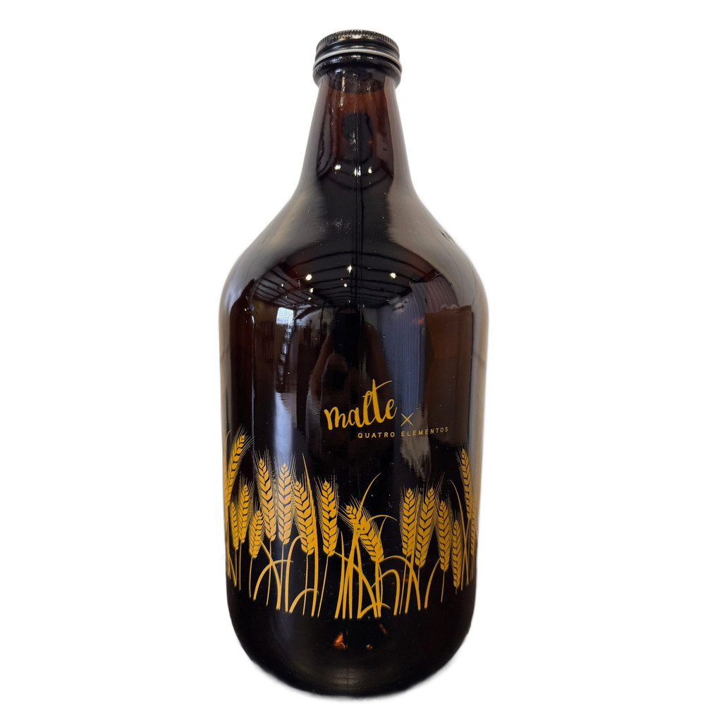 Garrafa Garrafão Growler Americano de Vidro 1,89L - Quatro Elementos ...