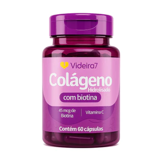 Colágeno com Vitamina C e Biotina 500mg - 60 Cápsulas em Oferta na Shopee
