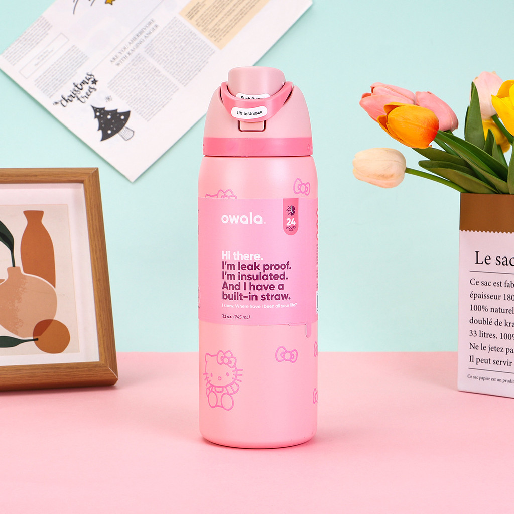 新品 Owala FreeSipxHello Kitty水筒32 ozサンリオ 新品 Owala FreeSipxHello Kitty水筒32 ozサンリオ 新品 FreeSip